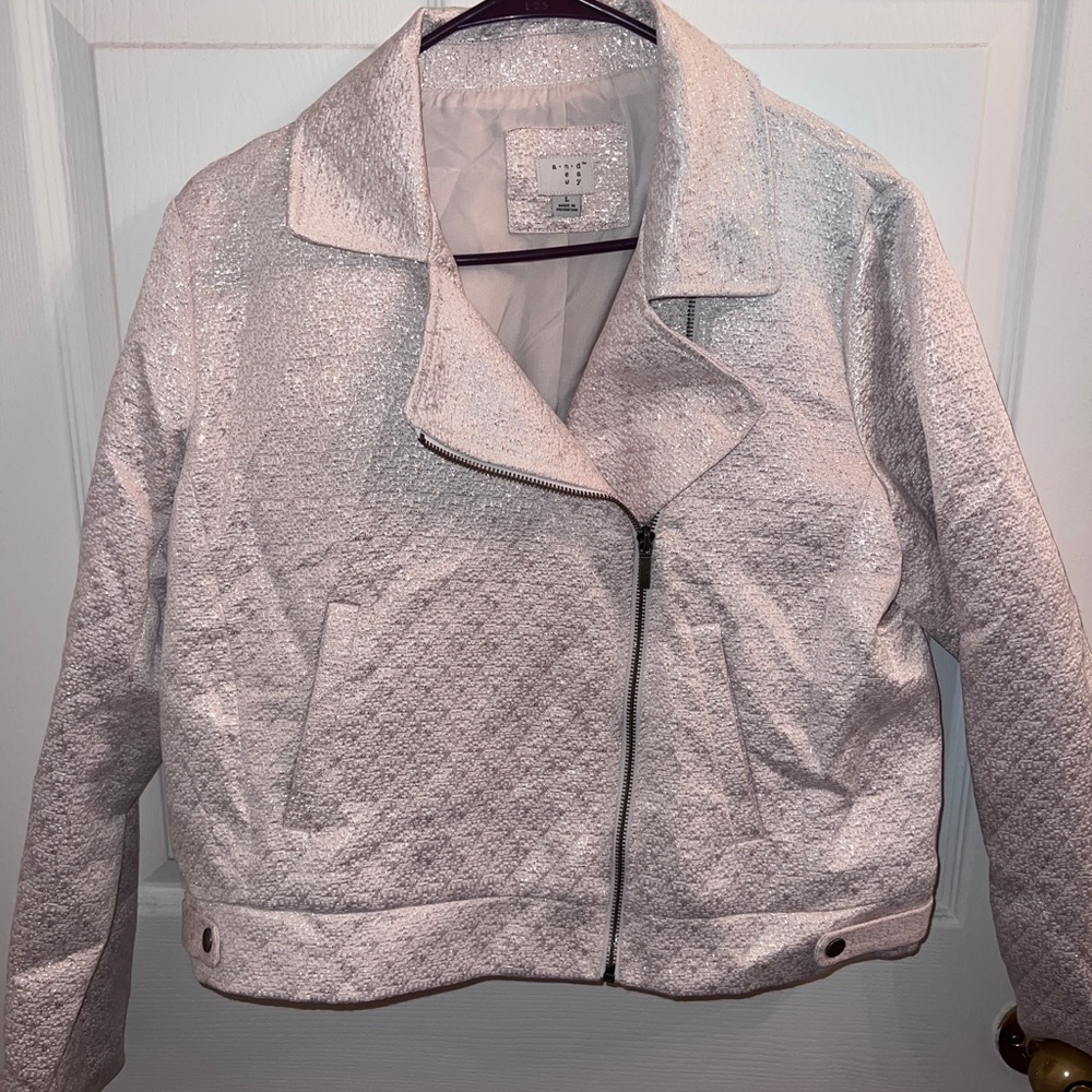 Cream and gold flake jacket